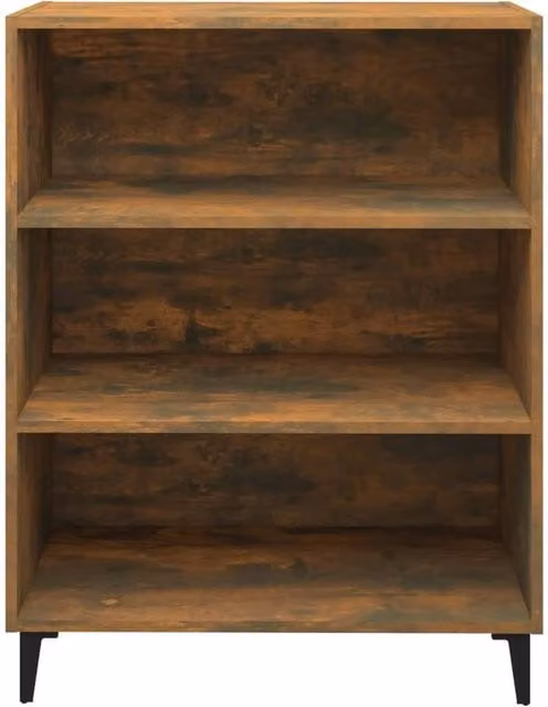 Berkfield Home Smoked Oak Sideboard in Brown, W/D/H: 69.5 x 32.5 x 90 cm – 1