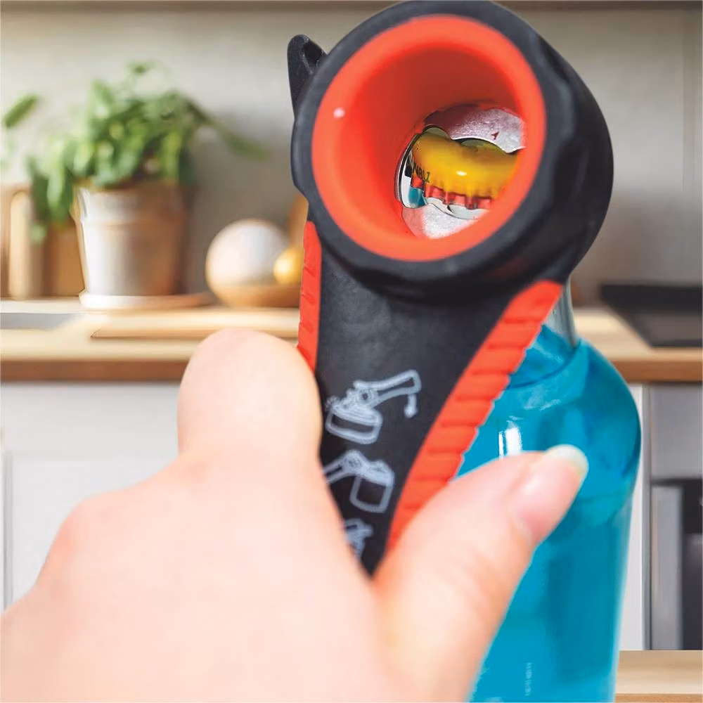 St Helens Home & Garden 6 in 1 Multi Opener in Black with Ergonomic Grip – 5