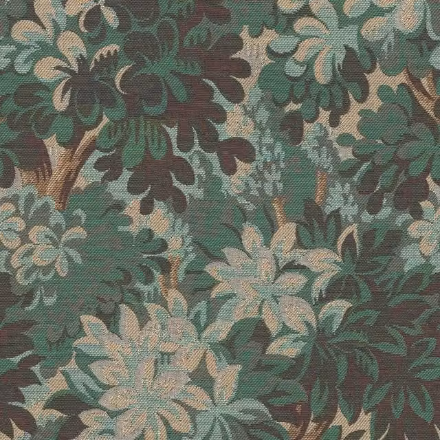 House of Hackney SILVA Wallpaper Sample in Cerulean Blue Floral Multicolour