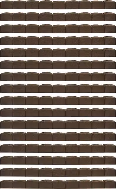 Garden Gear Roman Stone Effect Eco-friendly Border Edging in Brown