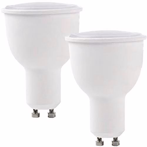 Loops 2 Pack WiFi Colour Changing LED Light Bulbs, 4.5W GU10 Dimmable Smart Lamps in White and Multicolour with Timer and App Control – 1