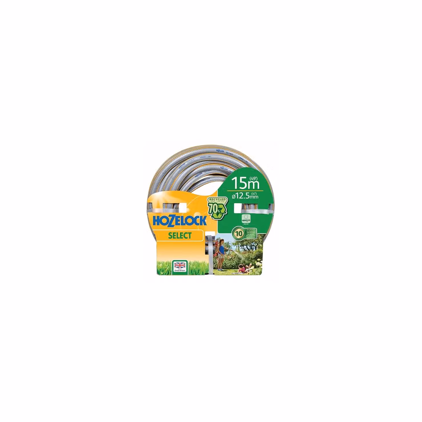 Hozelock 7215 Starter Hose, 15m, 12.5mm (1/2in) Diameter, Grey – 2