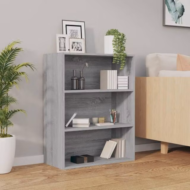 Berkfield Home Grey Sonoma Hanging Wall Cabinet W/D/H: 69.5 x 32.5 x 90 cm – 1