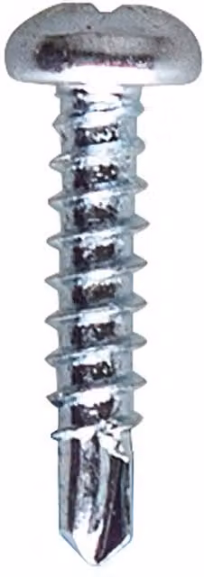 JCP Fixings Self-Drilling Pozi Pan Head Screws for Cladding, Grey, 200 Pack