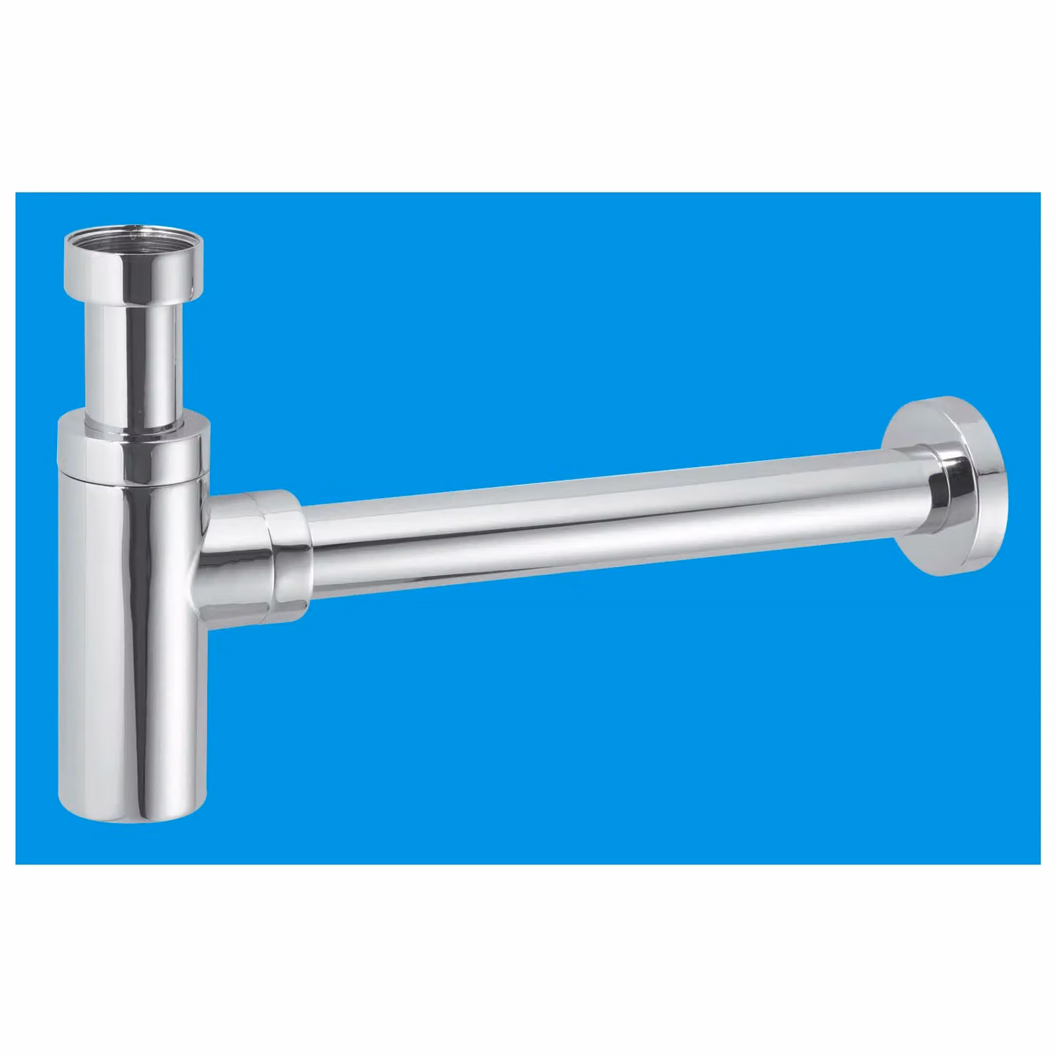 McAlpine CA32MINI-CB Chrome Plated Brass Basin Kit with Mini Bottle Trap in Silver – 2