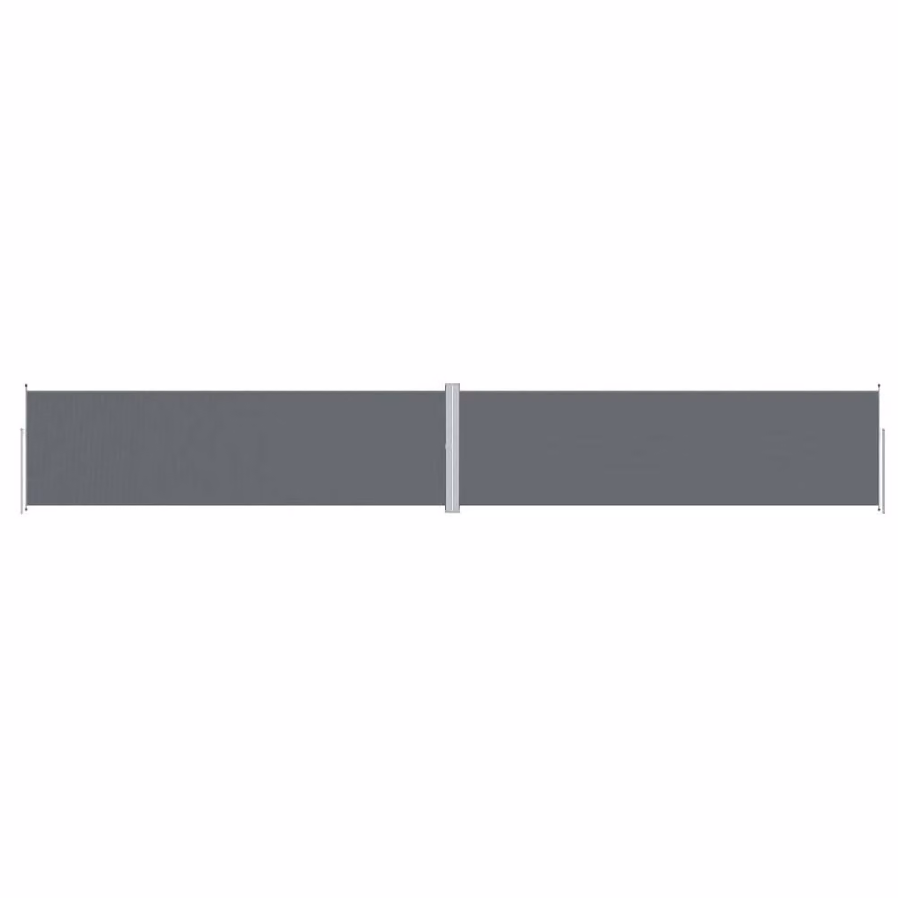 Berkfield Home Retractable Side Awning in Anthracite Grey, W/H: 1200 x 180 cm – 2