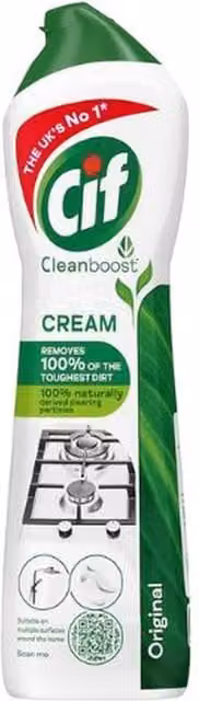 Cif Cream Cleanboost White Original Surface Cleaner - White