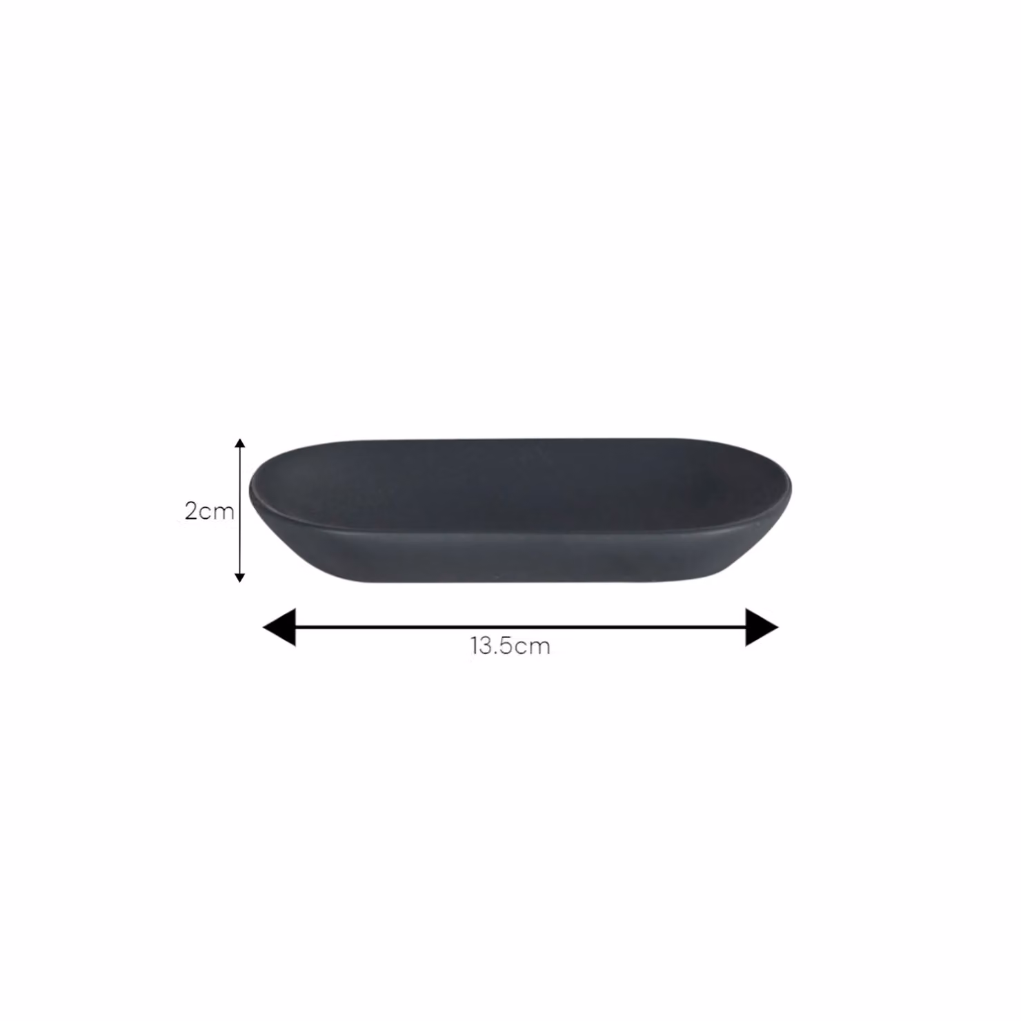 Showerdrape Alto Grey Resin Freestanding Soap Dish – 2