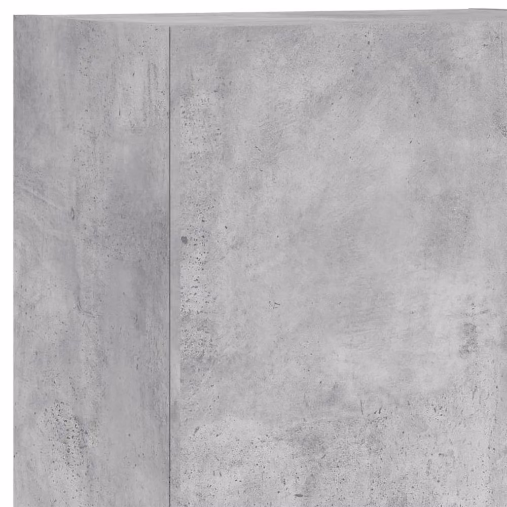Berkfield Home TV Wall Cabinet in Concrete Grey, W/D/H: 40.5 x 30 x 102 cm – 4