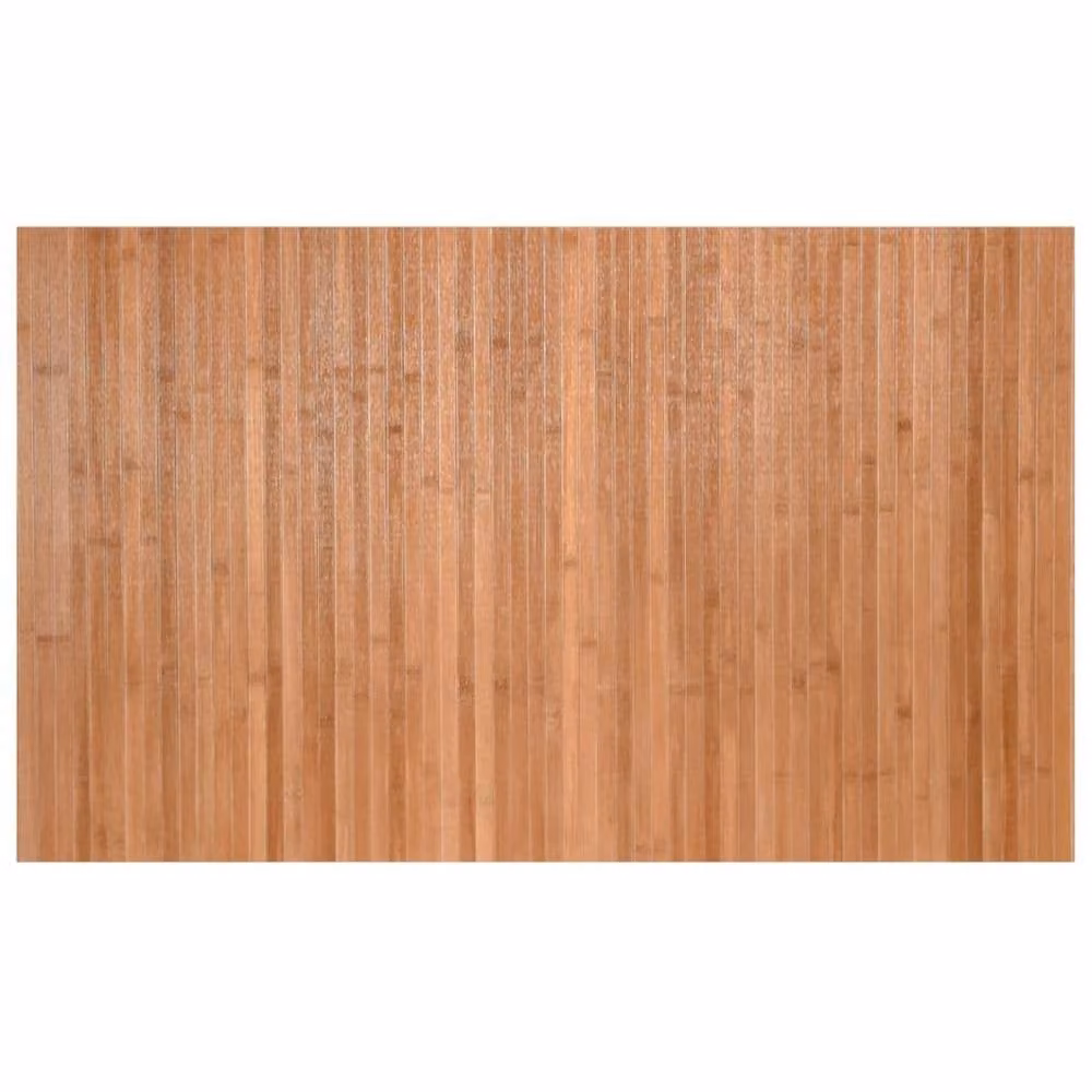 Berkfield Home Nature Rectangular Rug in Brown, Bamboo and Polypropylene, W: 60 cm, L: 100 cm – 2