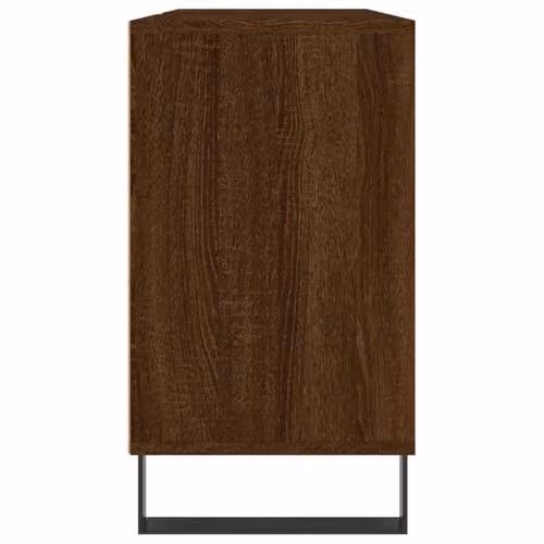 vidaXL Brown Industrial Bathroom Cabinet with Hinged Doors and Internal Shelves, W/D/H: 80 x 33 x 60 cm – 4