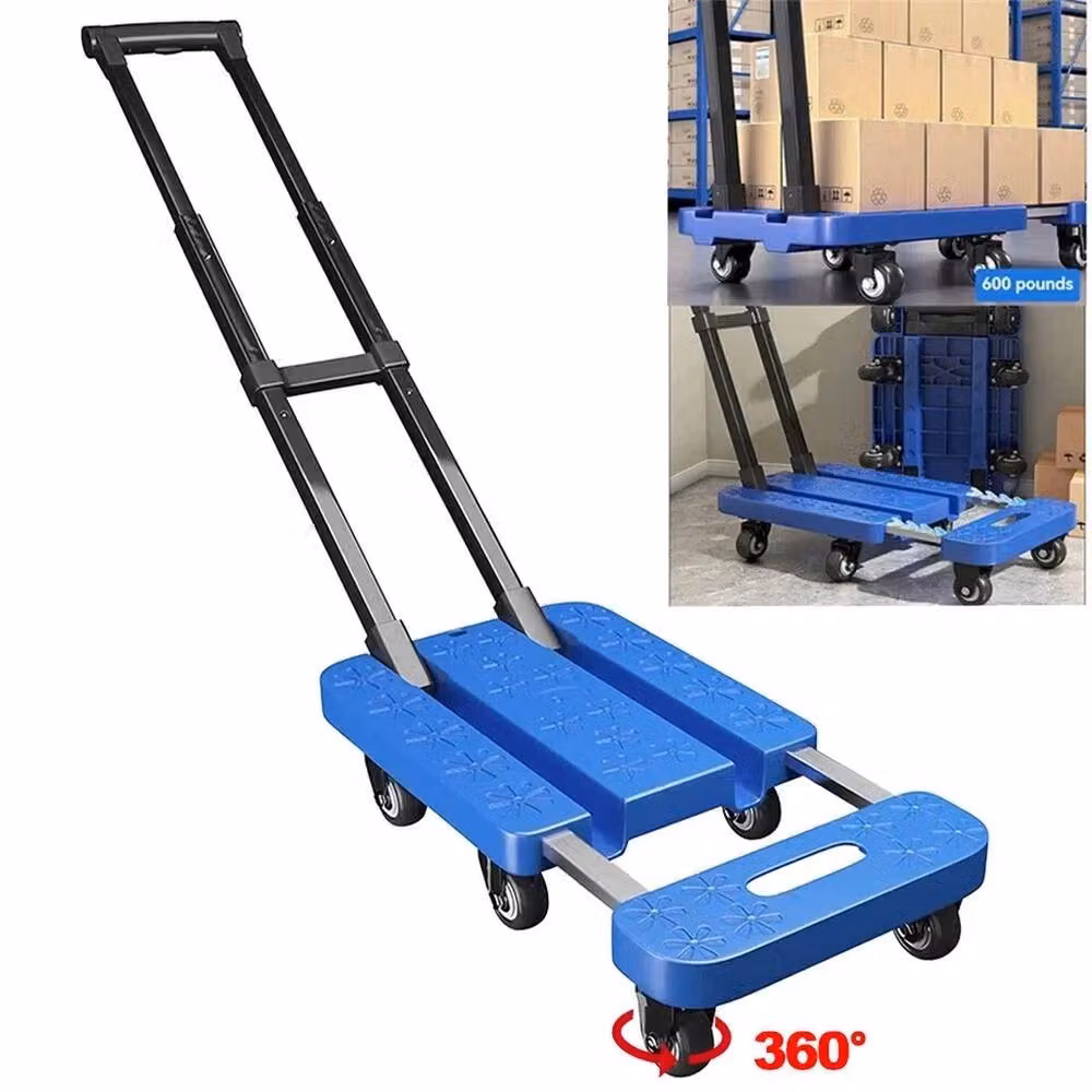 Havendro Hand Truck Dolly Cart Luggage Sack Barrow Trolley in Blue – 5