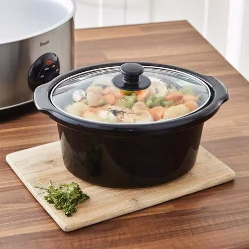 Swan 3.5 Litre Stainless Steel Slow Cooker with Keep Warm Function, 200W, Silver – 3