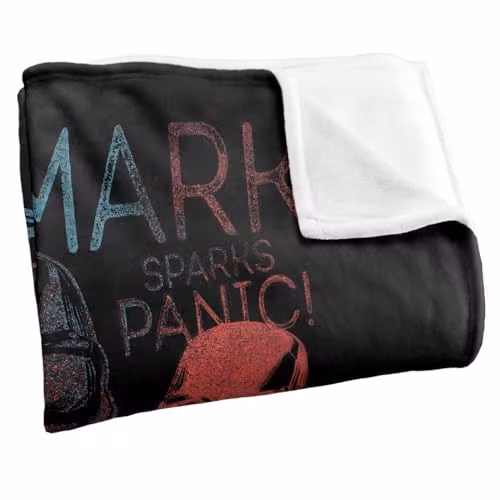 Warner Bros. Harry Potter Dark Mark Sparks Panic Super Soft Fleece Throw Blanket, Multicolour, W: 152 cm, D: 127 cm – 2