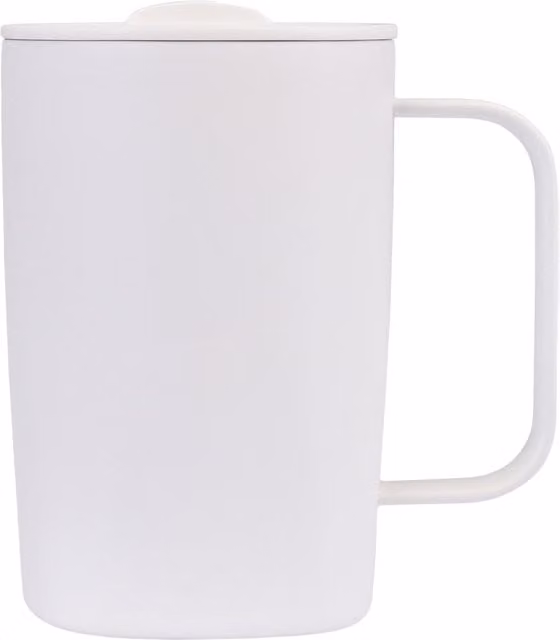 XD Aviana Rowan Double Walled Stainless Steel Mug with Lid in White