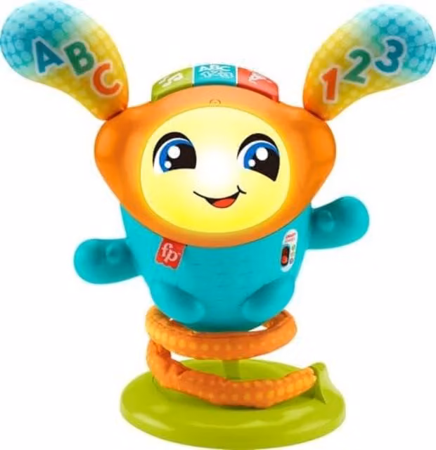 Fisher-Price DJ Bouncin Beats Multicolour Learning Toy with Music and Lights