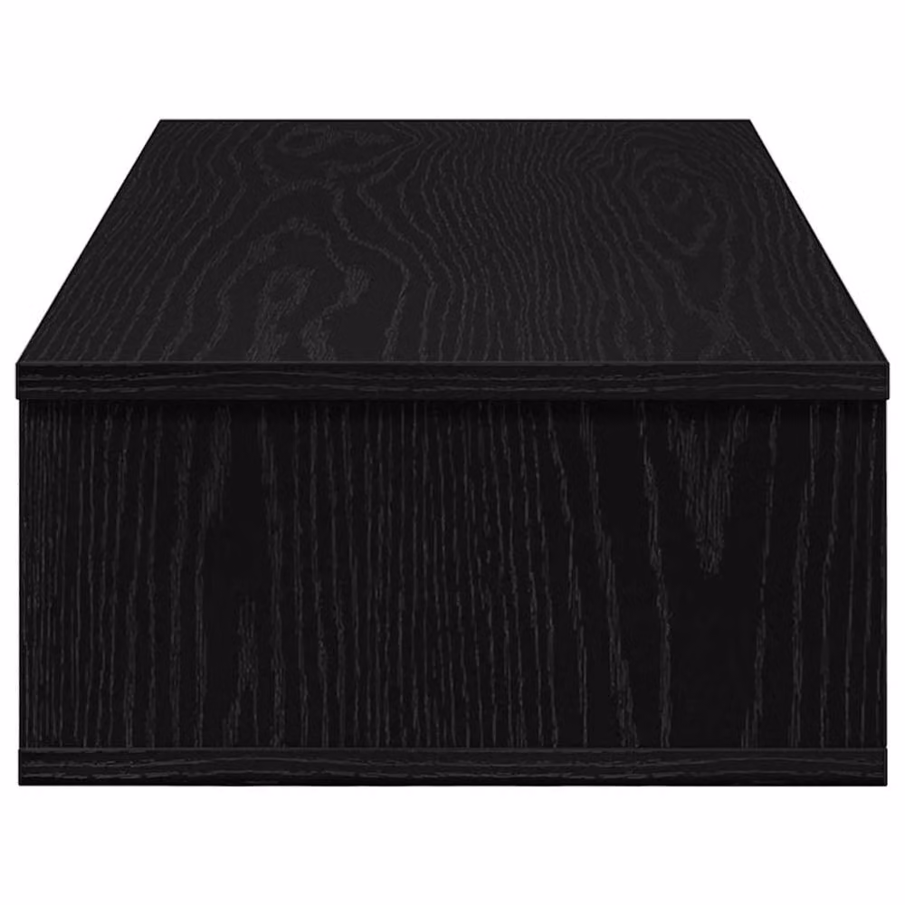 Berkfield Home Wall Mounted Shelf with Drawers in Black, W/D/H: 80 x 31 x 17 cm – 4