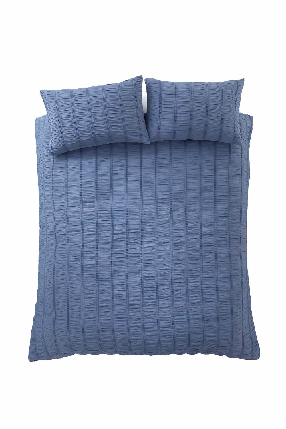 Pineapple Elephant Blue Waffle Seersucker Animal Print Duvet Cover Set, W/H: 180 x 200 cm – 3