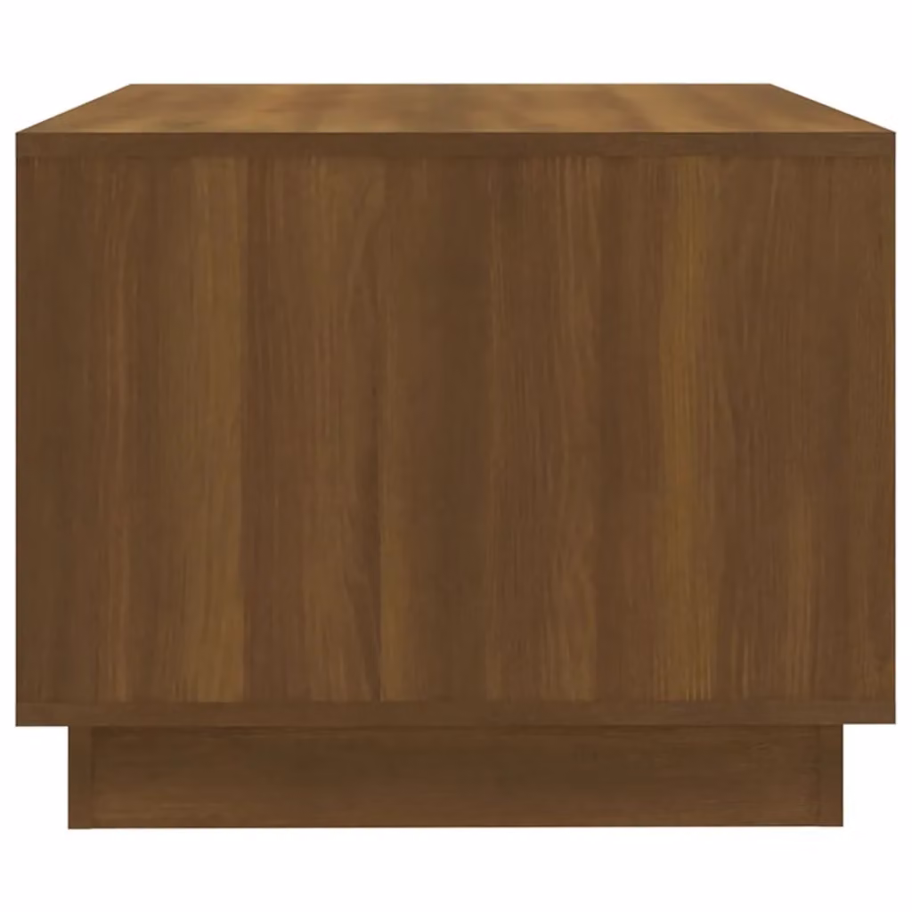Berkfield Home Modern Brown Oak Coffee Table, W: 102.5 cm, D: 55 cm, H: 44 cm – 3