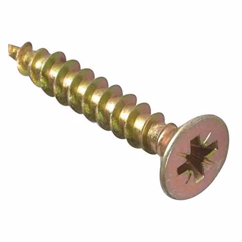 Forgefix Multi-Purpose Pozidriv Chipboard Screws, Silver, 5.0 x 20 mm, Box of 200