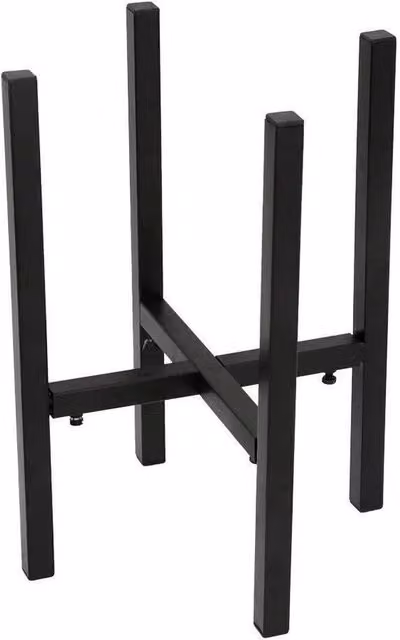 Havendro Adjustable Mid-Century Metal Plant Stand in Black – 1
