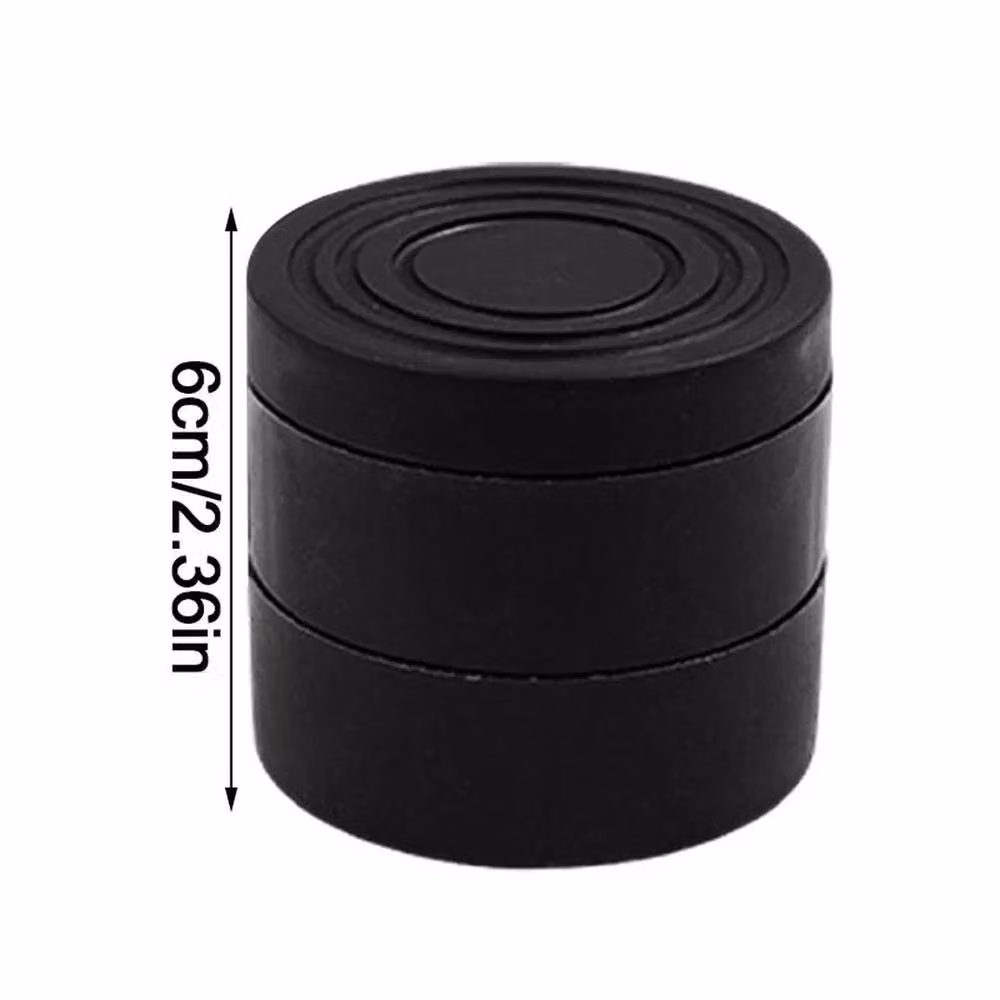 Kelvenix Heavy Duty Furniture Leg Risers, 4 Pack, Black, Width: 52 cm – 2