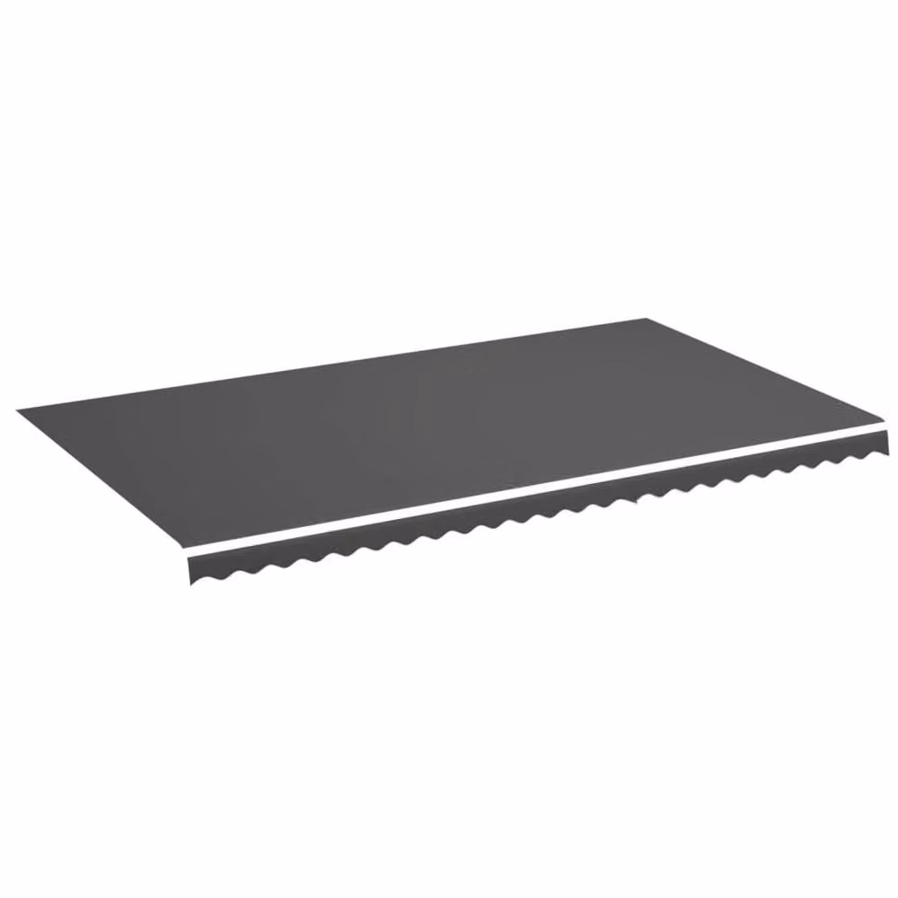 Berkfield Home Replacement Polyester Awning Fabric in Anthracite, W: 6 m, D: 3.5 m – 2