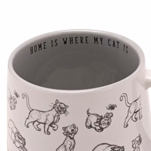 Widdop and Co Disney Cats and Dogs Mug in White and Black – 2