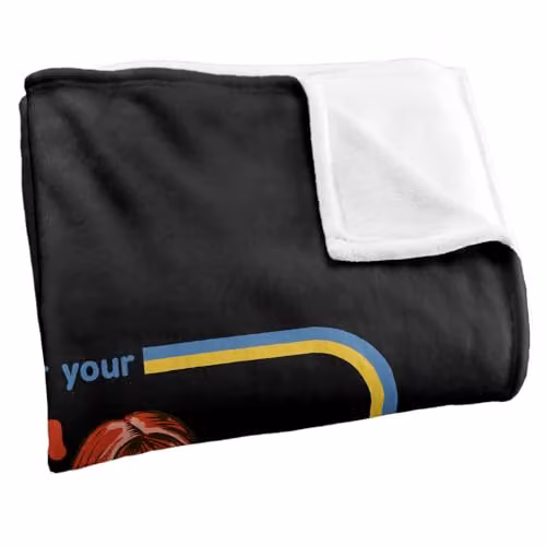 Steven Rhodes Caring For Your Demon Cat Super Soft Fleece Throw Blanket, Multicolour, W/D/H: 91 x 147 cm – 6