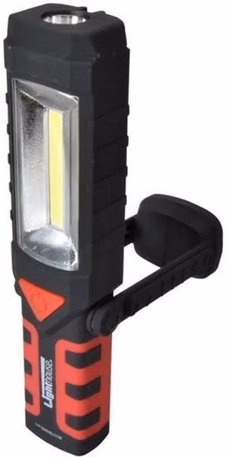 Light House COB LED Swivel Base Torch in Black and Multicolour – 1