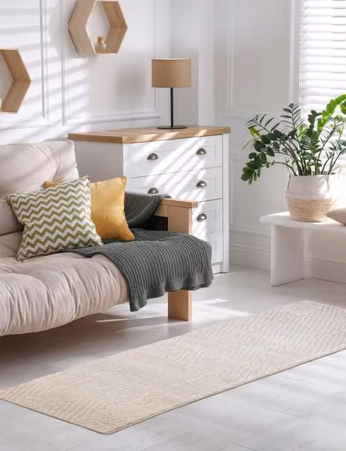 Asiatic Muse Linear Grey Striped Rectangular Polypropylene Rug