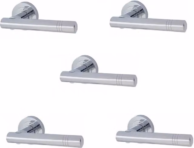 Golden Grace Brushed Chrome Silver Door Handles