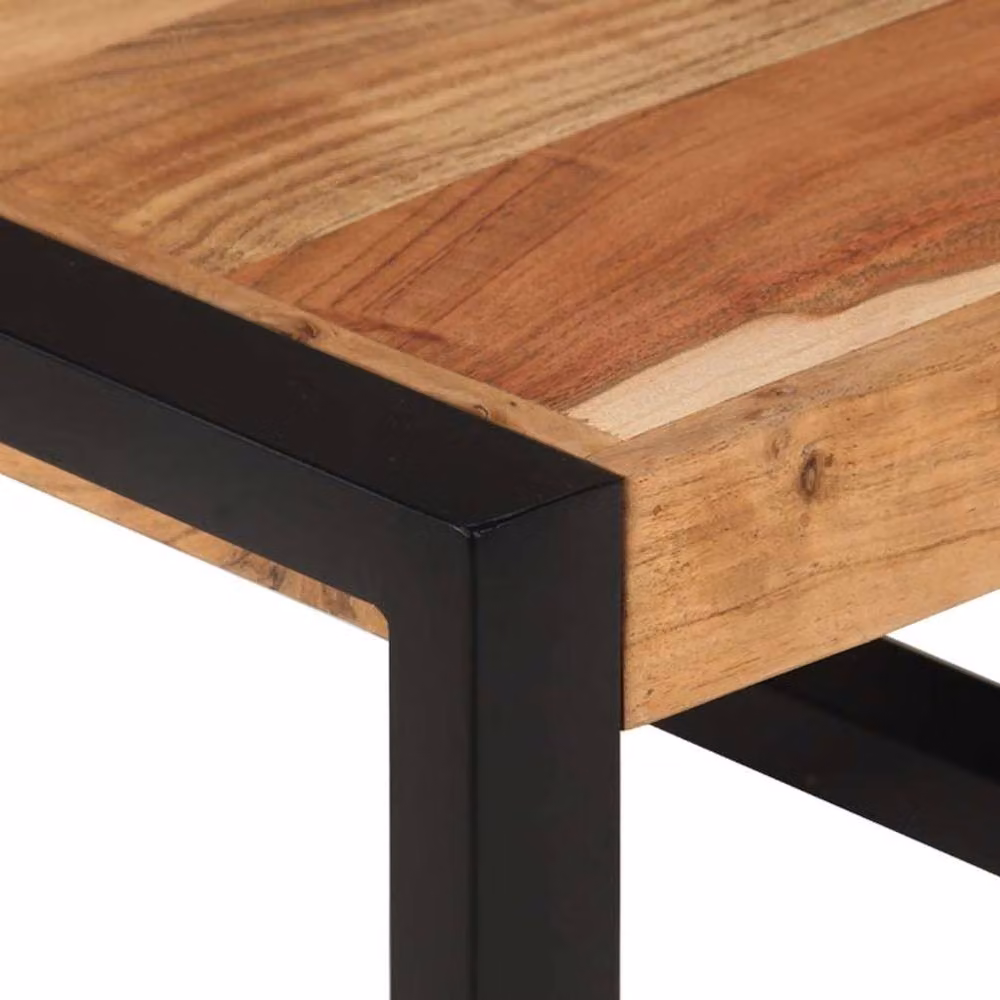 Berkfield Home Nesting Tables, 3 Piece Set in Brown Sheesham Wood Finish – 7