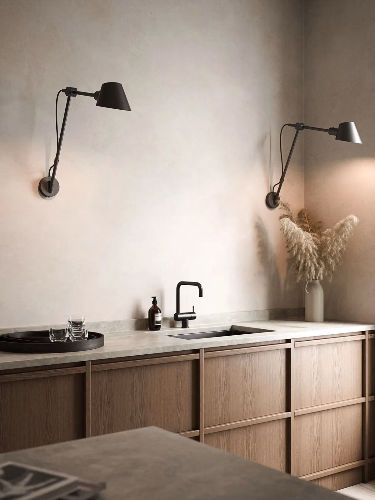 Nordlux Stay Adjustable Wall Light in Black Metal with E27 Socket – 2