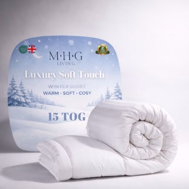 MHG Living White Winter Hollow Fibre Box Duvet