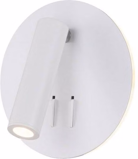 Netlighting Ios 176 Adjustable LED Reading Wall Lamp in White – 1