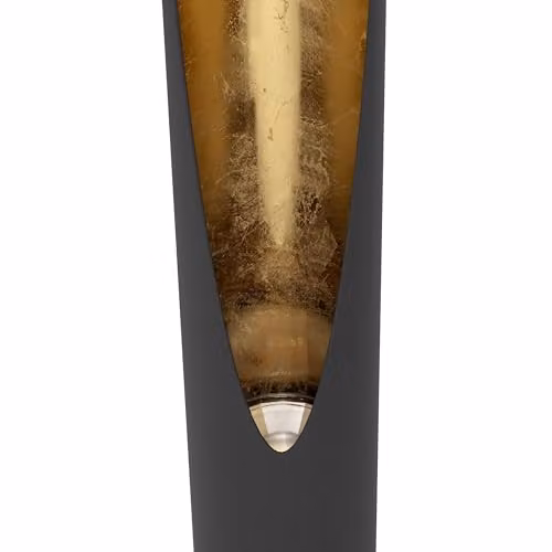 Eglo Barbotto Modern Metal Floor Lamp in Black and Gold/Brass, H 137 cm – 4