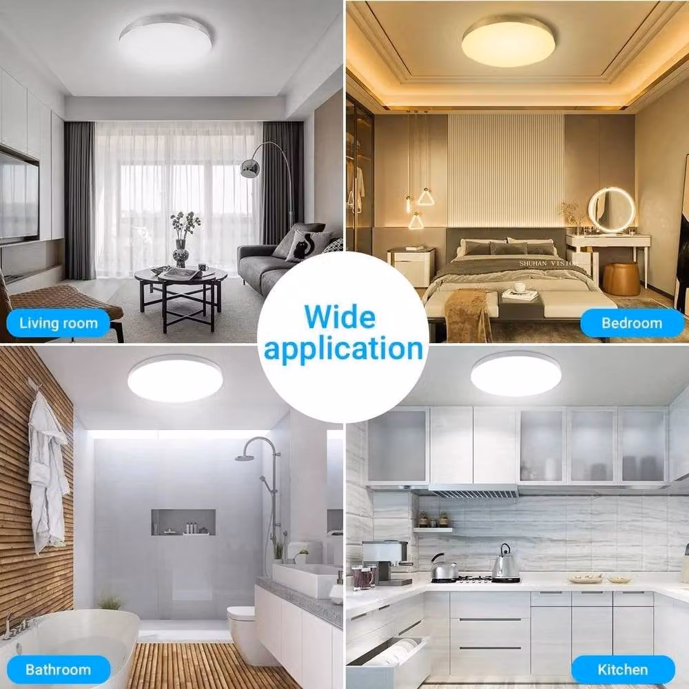NESTLUNE White LED Ceiling Panel Light for Bedroom and Kitchen – 2