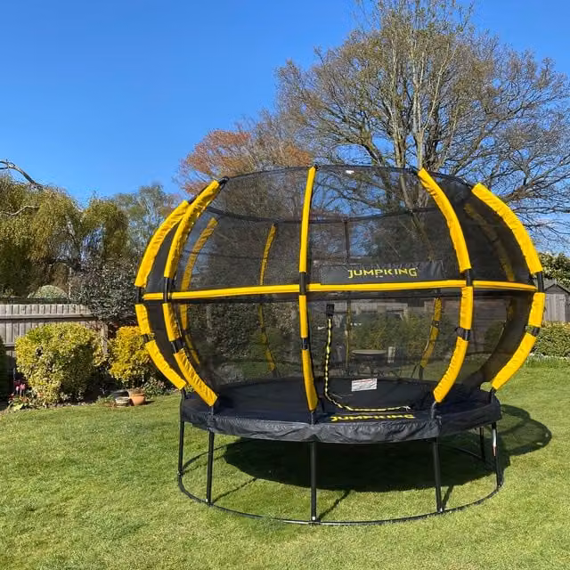 JumpKing Trampoline in Black and Multicolour