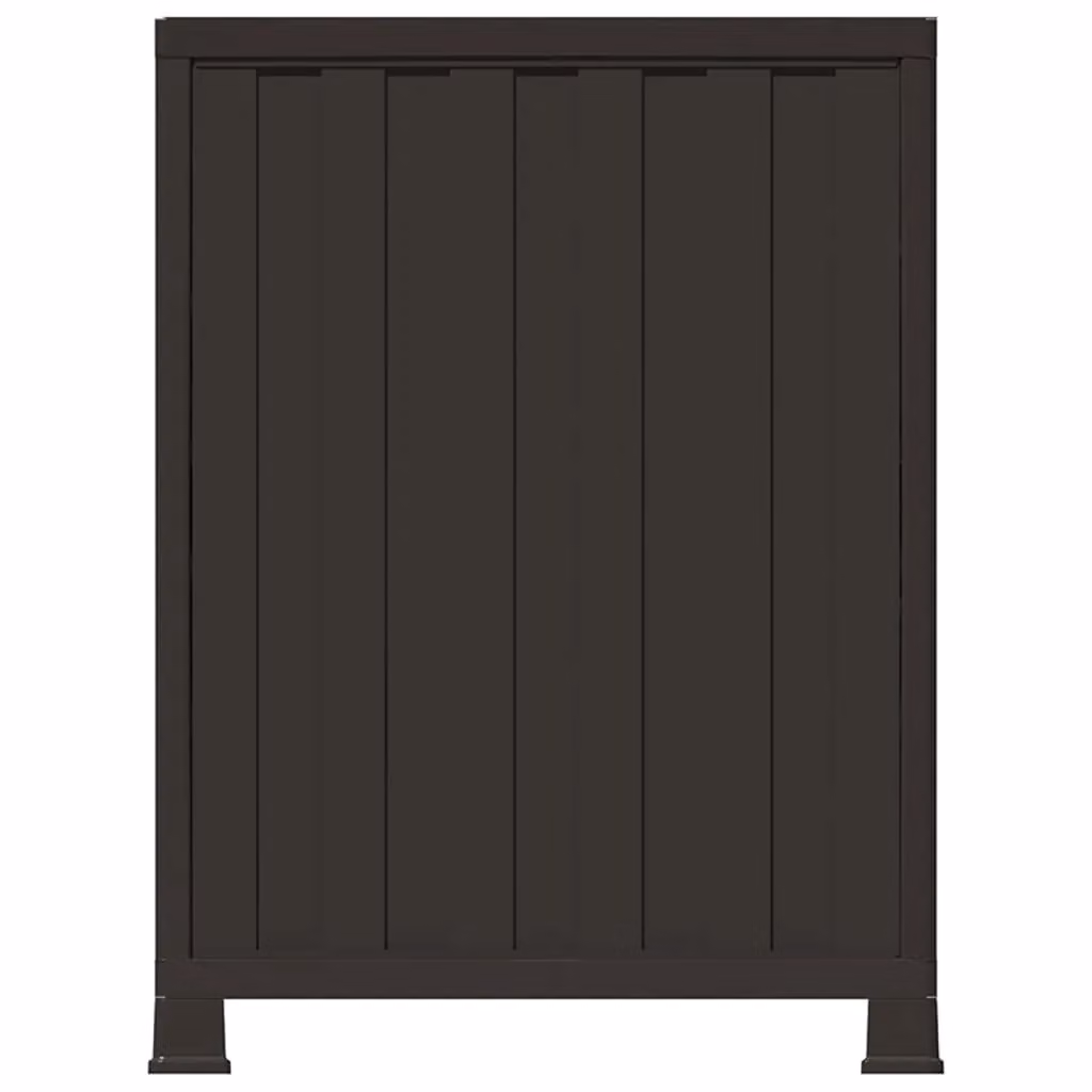 Berkfield Home Grey Plastic Freestanding Cabinet with Hinged Doors, W/D/H: 68 x 39 x 92 cm – 4