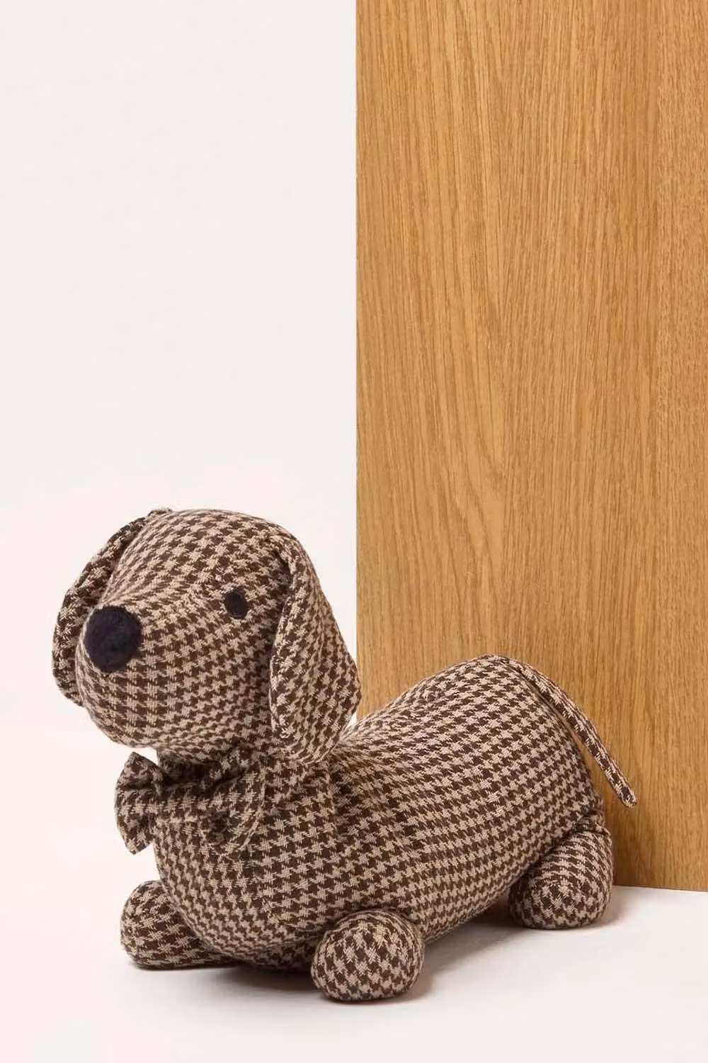 Homescapes Textured Dachshund Dog Door Stops, Set of 2 in Beige, Brown and Grey, Height: 35 cm – 3