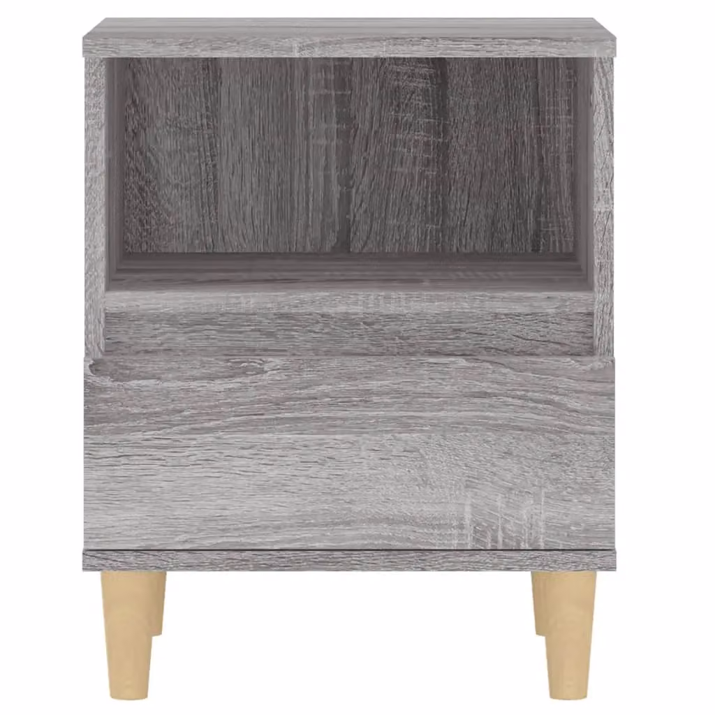Berkfield Home Set of 2 Bedside Cabinets in Grey Sonoma, W/D/H: 40 x 35 x 50 cm – 3
