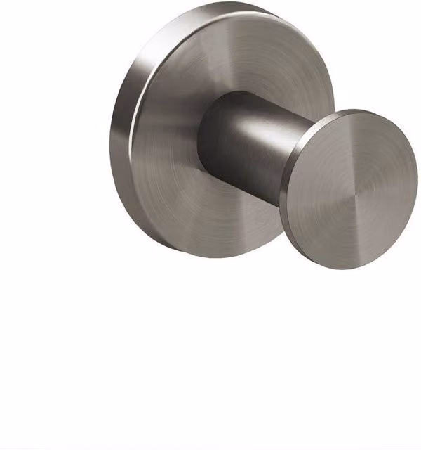 Cosmic wall-mounted towel, robe and coat hook in chrome, Architect S+ Collection in Metallics