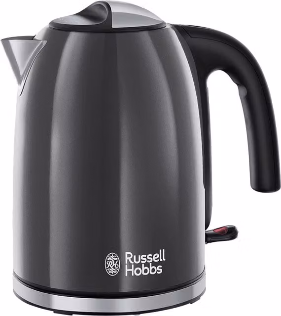 Russell Hobbs Colours Plus Stainless Steel Kettle, 1.7 l, Grey