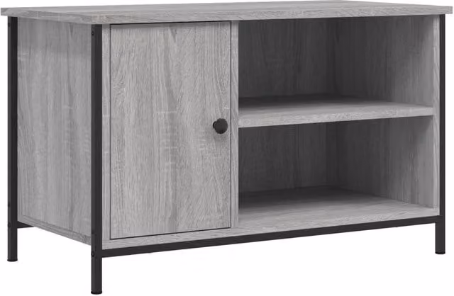 Berkfield Home Grey Sonoma TV Cabinet in Engineered Wood W/D/H: 80 x 40 x 50 cm