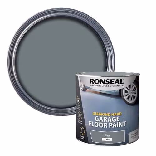 Ronseal Diamond Hard Garage Floor Paint, Slate Grey, 2.5 l – 1