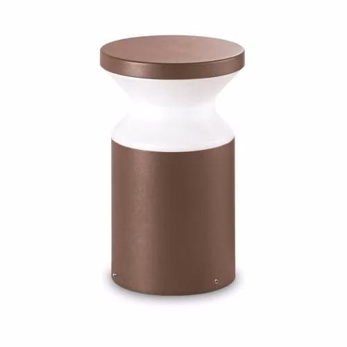 Netlighting Ideal Lux Torre Brown Outdoor Pedestal Light IP44