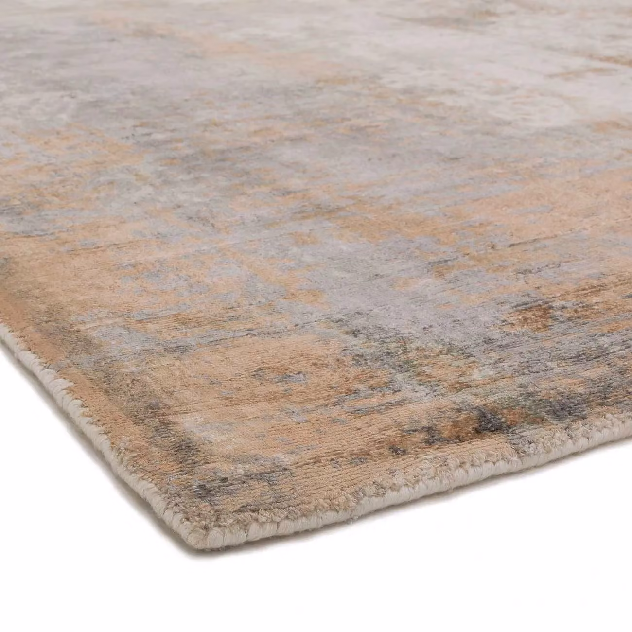 The Rug Shop UK Grey Abstract Handmade Easy Care Viscose Area Rug W: 160 cm, L: 230 cm – 2