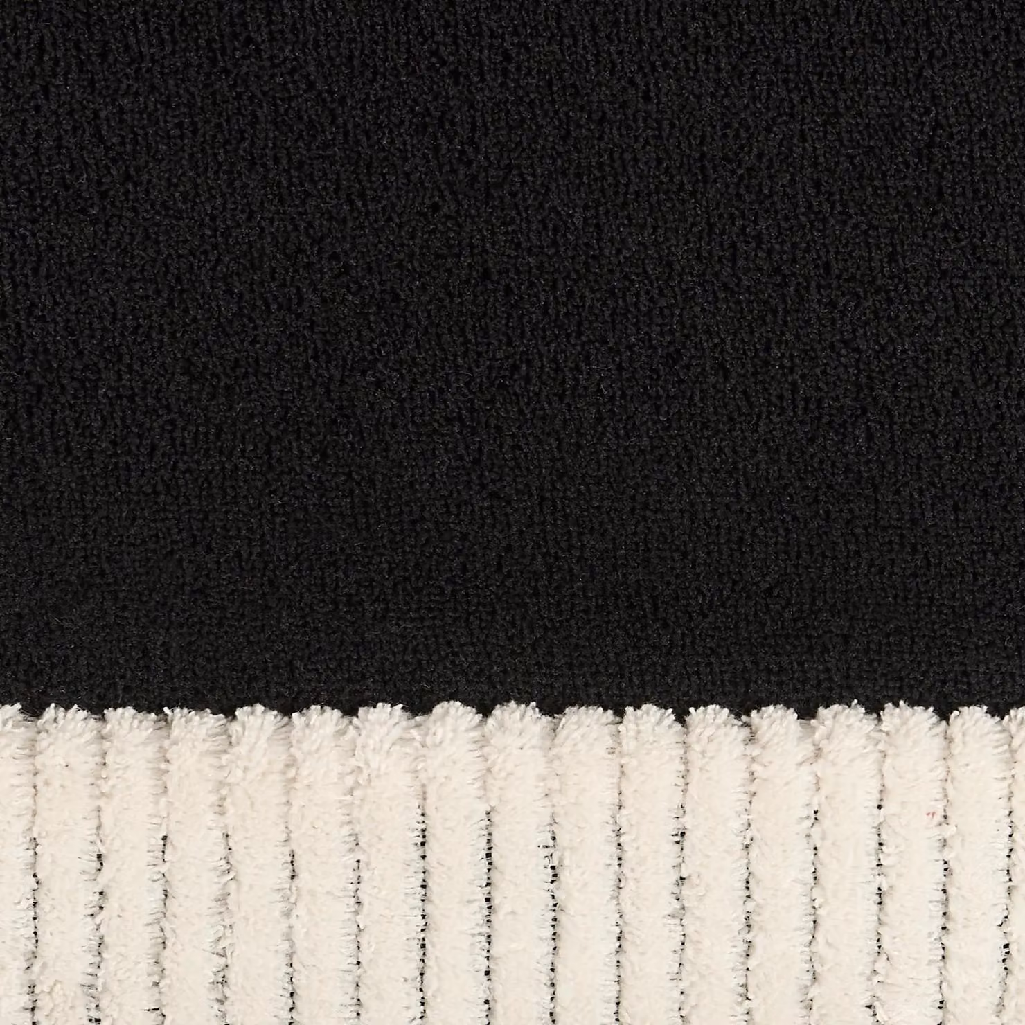 OHS Modern Hand Tufted Hallway Runner Rug with Contrast Border, Black, W: 66 cm, L: 200 cm – 6