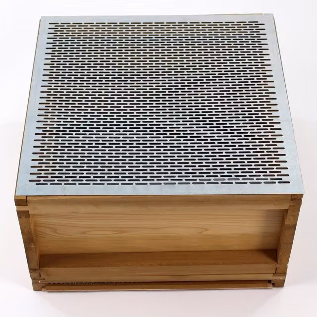Actiasbee Galvanised Steel Metal Queen Excluder for National Bee Hive in Silver